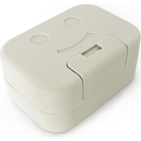 Étui à savon de voyage portable avec fermeture hermétique, 1 pièce, étanche, compact (1/4)
