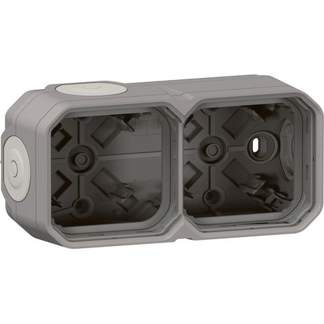 Scatola Plexo – 2 posti orizzontale/verticale – Grigio - LEG069672L (1/2)
