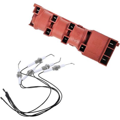 allumeur à impulsion CA pour cuisinière à gaz 220 V et 5 allumeurs à électrode céramique pour bougies d'allumage (1/5)