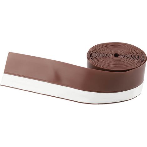 Bande d'étanchéité autocollante 5M 45mm pour portes et fenêtres, protection contre le vent, les insectes et la poussière (marron) (1/5)