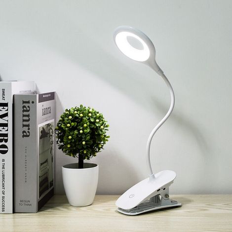 Clip-on LED reading lamp, dimmable eye-protection table lamp (1/4)