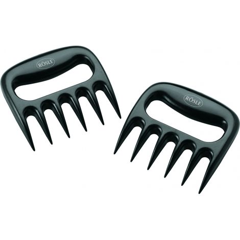 Rösle Pulled-Pork-Gabeln 2er-Set Fleischkrallen aus Polycarbonat 250088