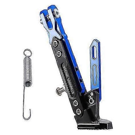 Motorrad-Seitenständer, Fußstützenhalterung, Parkstützenhalter, Pitbike-Zubehör, Motorradzubehör, Universal – Blau (1/5)