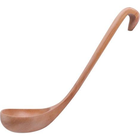 Louche en bois, idéale pour la soupe, le porridge, le riz, le sel ou le sucre 28x8cm (1/5)
