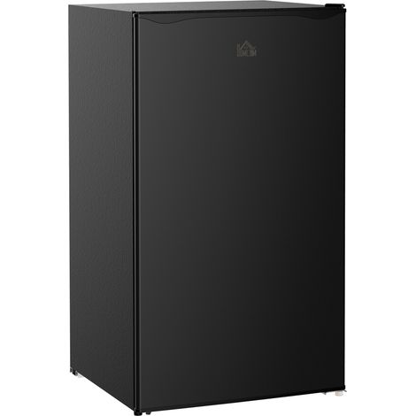 HOMCOM 91 Litre Freestanding Under Counter Fridge with Chiller Box, 47.5cm Wide Black