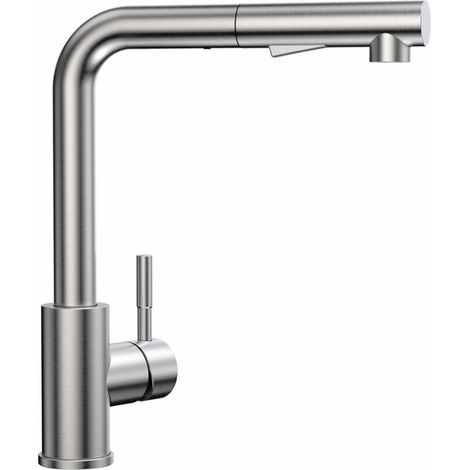 Grifo de cocina con ducha, grifo de cocina con 2 tipos de chorro, grifo de fregadero de cocina extensible con acoplamiento magnético, grifo de cocina mezclador giratorio de 360°, acero inoxidable