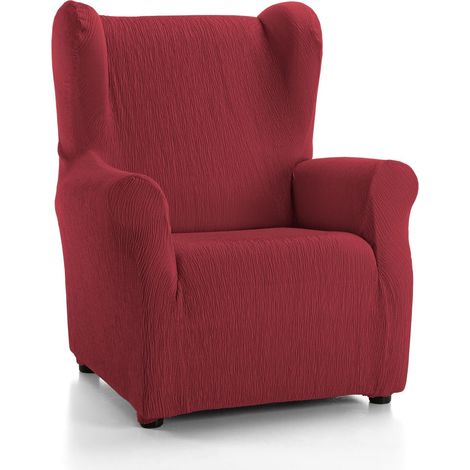 Case Fauteuil orejero en Tissu, Bordeaux, 33 x 8 x 42 cm (1/5)