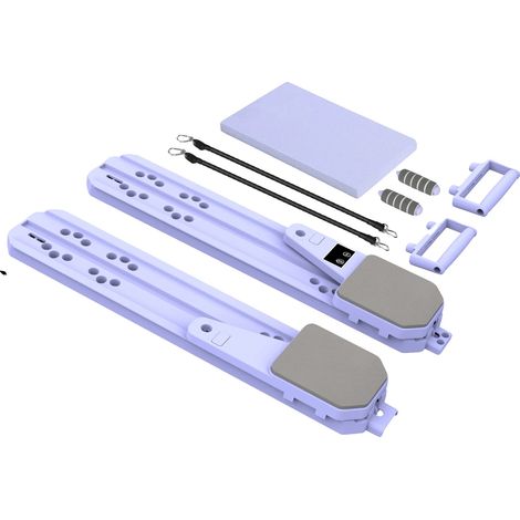 Planche de Pilates, 8 fonctions de fitness, design ajustable, VIOLET (1/2)