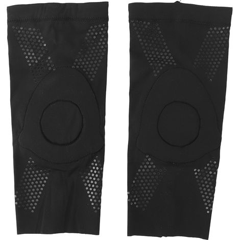 Genouillère antidérapante professionnelle respirante coussinets silicone amortissants compression pour danseurs taille S (1/5)