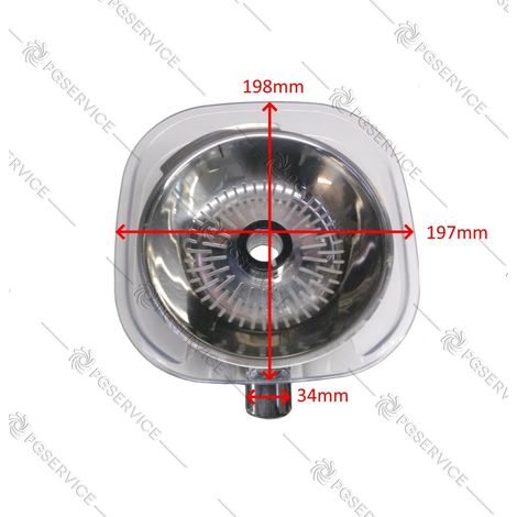 Ariete ciotola griglia filtro beccuccio scivolo spremiagrumi ProJuice 0411 411 (1/3)
