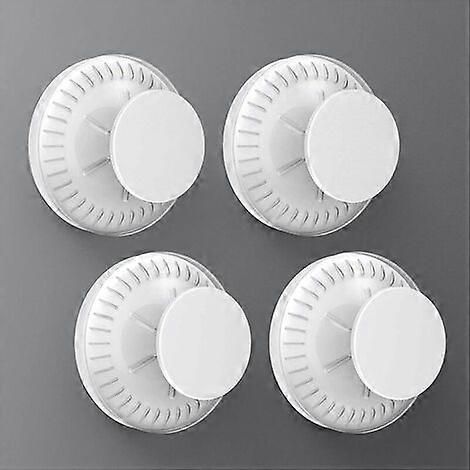 Filiyano-Crochets à ventouses murales, en plastique, étanches, à forte aspiration, réutilisables, lot de 4 pour porte-serviettes dans la salle de bain (1/5)