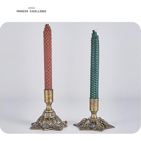 Set aus 2 Kerzenständern, konischer Kerzenständer (Farbe wie abgebildet) (1/5)