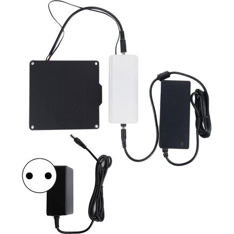 Plateau chauffant aimanté 60W 12x12,5cm pour imprimante 3D EasyThreed k6 k7 k9, accessoire 100x100mm installation simple (1/5)