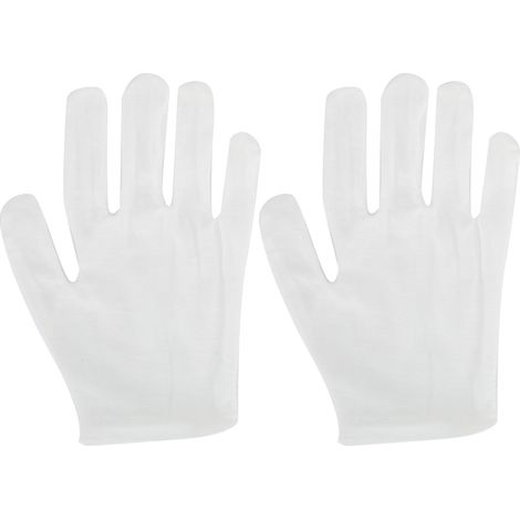 12 Paires de Gants en Coton Pur Respirants et Confortables pour Travail Précision (1/5)