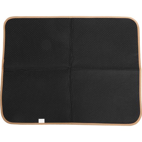Tapis propreté chien L lavable antidérapant 5 couches absorbantes réutilisable pour intérieur voiture (1/4)
