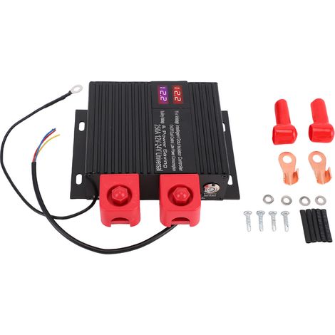 Isolateur batterie double intelligent 12V 24V universel – Relais tension sensible VSR marine camping-car UTV voiture bateau 250A (1/5)