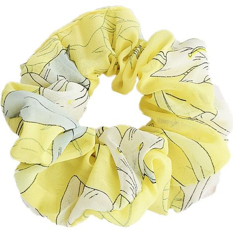 Elastico per capelli tropicale con fiori, alla moda PER ragazze (1/2)