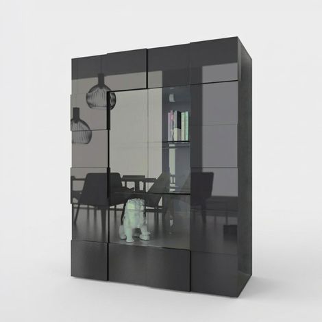 Moderne Vitrine mit Glastüren London