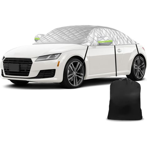 Demi-Housse Voiture Remplacement pour TT 1998-2024, Couverture de Voiture de Protection de Toit Souple sur Mesure étanche, Demi-Garage épaissi pour Tous Les Temps, Anti-grêle et Anti-Neige (1/5)