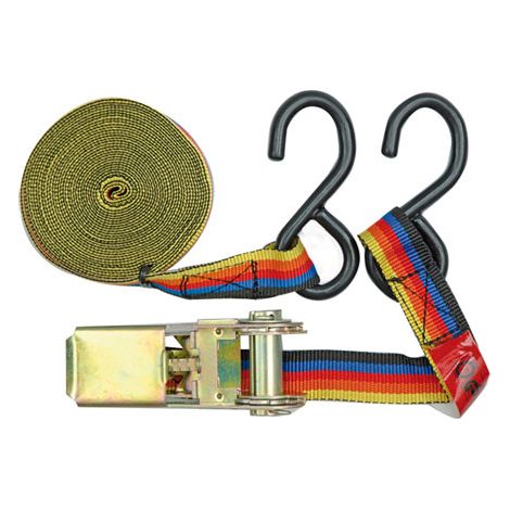VOREL 82351 - trinquete de amarre de 25 mm / 5 m (gancho)