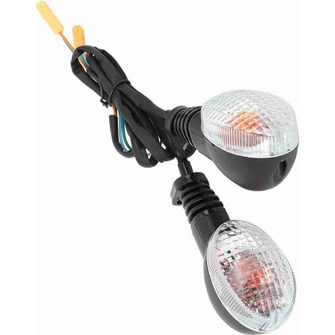 Lampe de Clignotant Remplacement pour Kawasaki Para Ninja 250 Moto Modifiée (Noir&Blanc) (1/5)