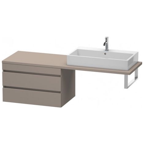 Duravit DuraStyle meuble bas pour console, 2 tiroirs, 800mm, Couleur (avant/corps): Décor basalte mat - DS533904343