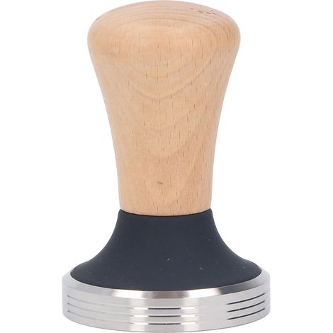 58-mm-Kaffeetamper – Gleichmäßiges, sicheres und komfortables Pressen für perfekten Kaffee – Schwarz (1/5)