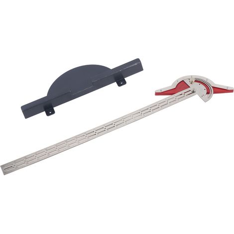 20-Zoll-Aluminium-Winkelmesser, Winkelmesser für Schreiner, Studenten, Architekten, Designer, leichtes T-förmiges Messwerkzeug aus einer Legierung (1/5)