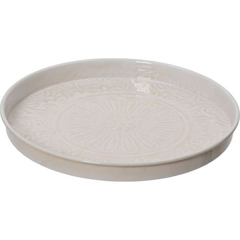 Vassoio decorativo panna