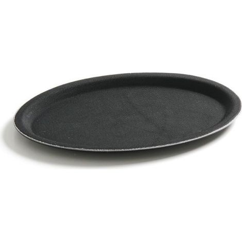 Plateau Antidérapant Ovale 210x290 mm - Polyester Renforcé Fibre De Verre - Usage Intensif - 1 Pièce (1/4)