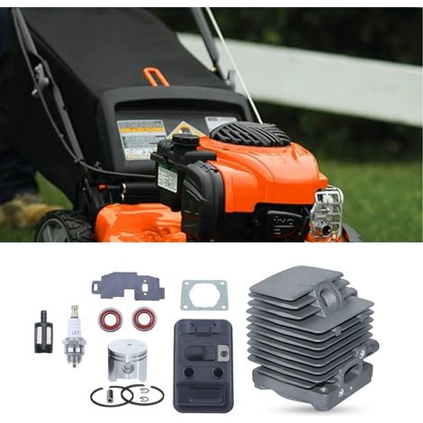 Kit de soupape de cylindre de 34 mm pour piston et silencieux pour débroussailleuses FS75, FS80 et FS85 - Accessoires pour outils de jardin motorisés (1/5)