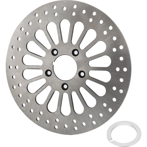 Motorrad-Vorderradbremsscheibe, 5 Löcher, Ø 292 mm/11,5 Zoll Bohrung, 58 mm/2,3 Zoll Bohrung, Ersatz für Touring 2000-2007, kompatible Bremsbeläge (1/5)