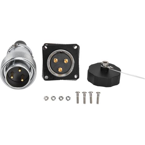 Connecteur Aviation AC 500V Haute Résistance Étanche Prise Alimentation Adaptateur (1/5)