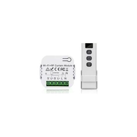 Kit de commande de volet roulant, commande du moteur de volet roulant, télécommande RF + module récepteur, portée jusqu'à 100 m, interrupteur pour volets roulants, stores, auvents (1/5)