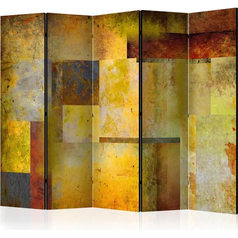 Paravento - Orange Hue of Art Expression  II [Room Dividers] - 225x172 (1/4)