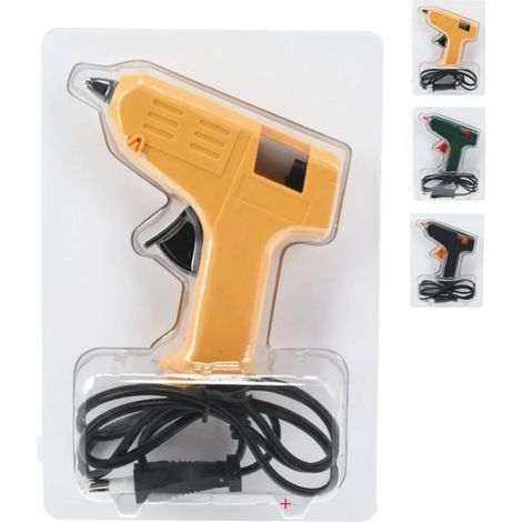 Pistola per colla a caldo con stick D 7 mm, 10 W – Assortita