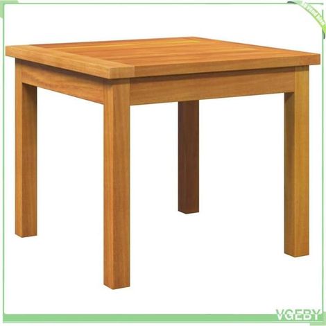 Table d'appoint - FAFEICY - 4106464 - Bois d'acacia massif - Finition huilée - Usage extérieur (1/5)