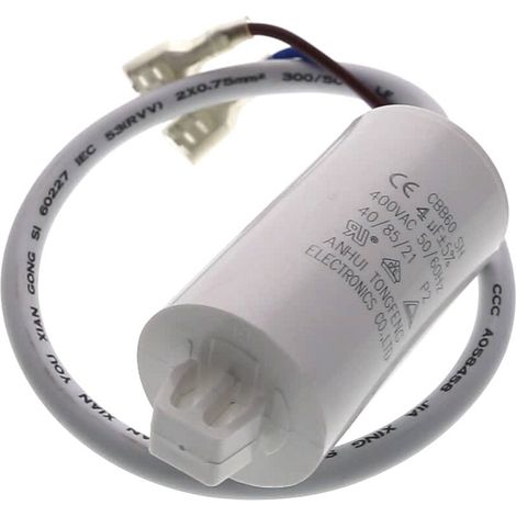 INDESIT, CONDENSATEUR Froid 2UF fils cosses 6.3 (1/2)