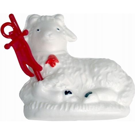 Agnello pasquale, 7 cm, 1 pz. (1/2)