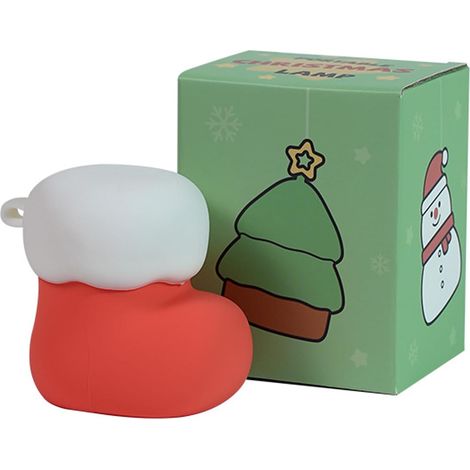 Veilleuse bonhomme de neige allumée en permanence et mode arc-en-ciel, options d'éclairage pour la décoration intérieure, équipée d'une corde de, chaussure (1/5)