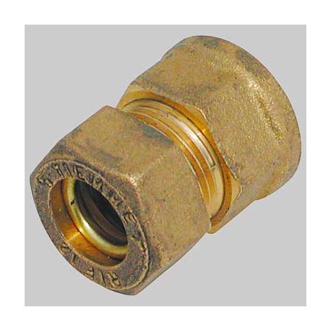RACCORDO DIRITTO FEMMINA ORING TIEMME  18 x 1/2     TIEMME