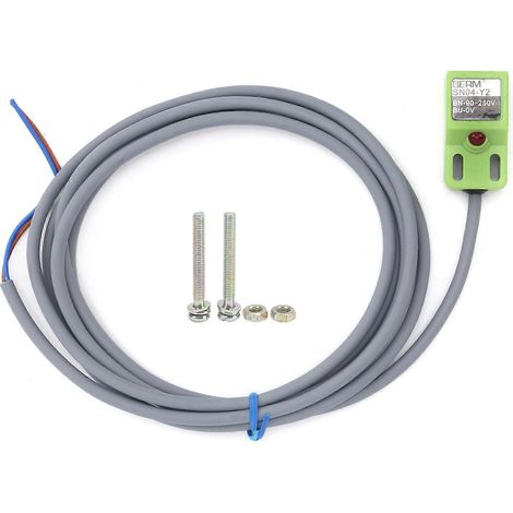 BERM Näherungsschalter, quadratischer induktiver 3-Draht-NPN-Sensor SN04-Y2, DC 10–30 V, 300 mA, 4 mm