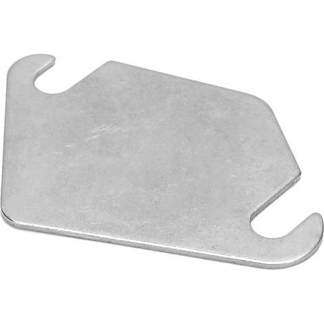 Joint de Couvercle de Soupape de Recirculation des Gaz D'échappement, Remplacement de Joint de Plaque de Bloc D'obturation EGR en Acier Inoxydable pour Fiesta 1.4 1.6(sans Trou). (1/5)