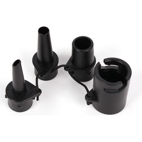 4 ugelli di ricambio in nylon per pompa ad aria, adattatore per pompa a 4 ugelli per gommoni, testine per pompa gonfiabile a prova di perdite, ugelli di ricambio per pompa ad aria (1/5)