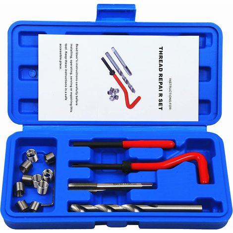 kit de réparation de Filetage de Type Helicoil 15 pièces M9x1.25MM (1/5)