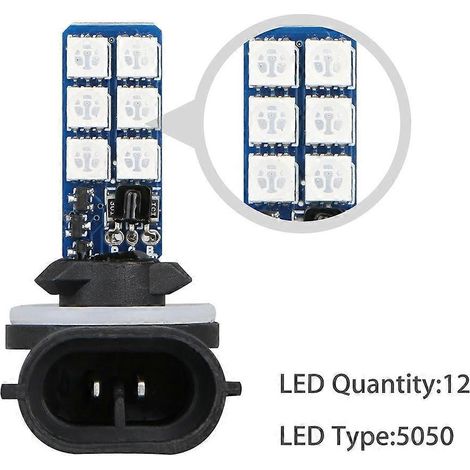 Stück 12V RGB LED Auto-Nebelscheinwerfer mit Fernbedienung