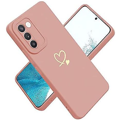 Pinkfarbene Samsung S22 5G Hülle mit Kameraschutz, hochwertige, schlanke und weiche TPU-Silikonhülle mit Kratz- und Stoßfestigkeit für Samsung G (1/5)