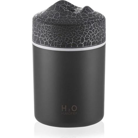 Humidificateur d'Air Portable USB pour Voiture et Bureau, Brumisateur Ultrasonique Compact avec 2 Niveaux de Brume, Veilleuse LED Colorée et Arrêt Automatique, Idéal pour Chambre et Maison, Gris (1/5)