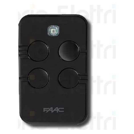 Télécommande portail FAAC XTO4 4 canaux 868 MHz SLH/DS – Code 787031 (1/2)