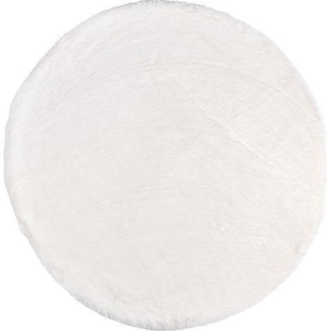 Tappeto Kathlyn D90 Poliestere, con retro antiscivolo. -Bianco (1/3)